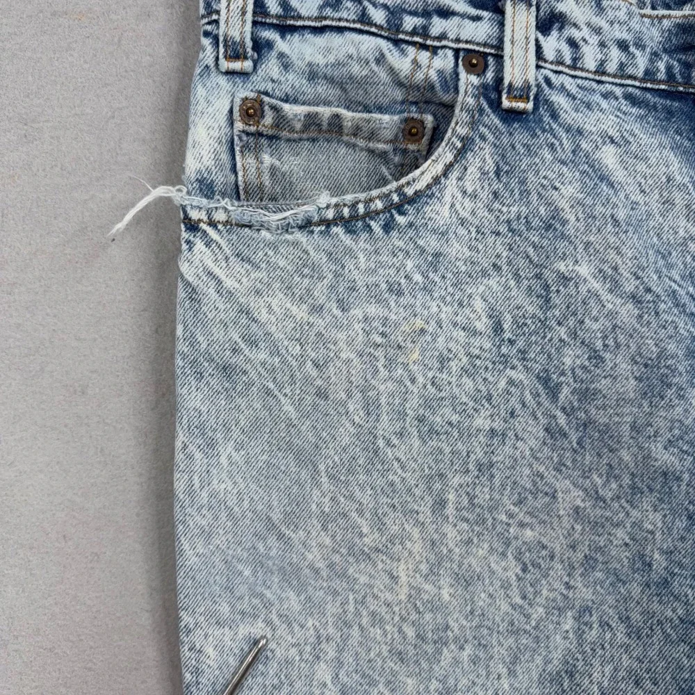 Vintage Levis Jeans Mens 38x32 Blue Acid Wash Distressed Relaxed Fit 90s 540